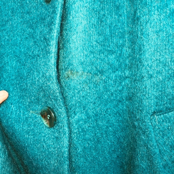GEORGE DAVID FASHIONS mohair coat/gorgeous color - Picture 7 of 8